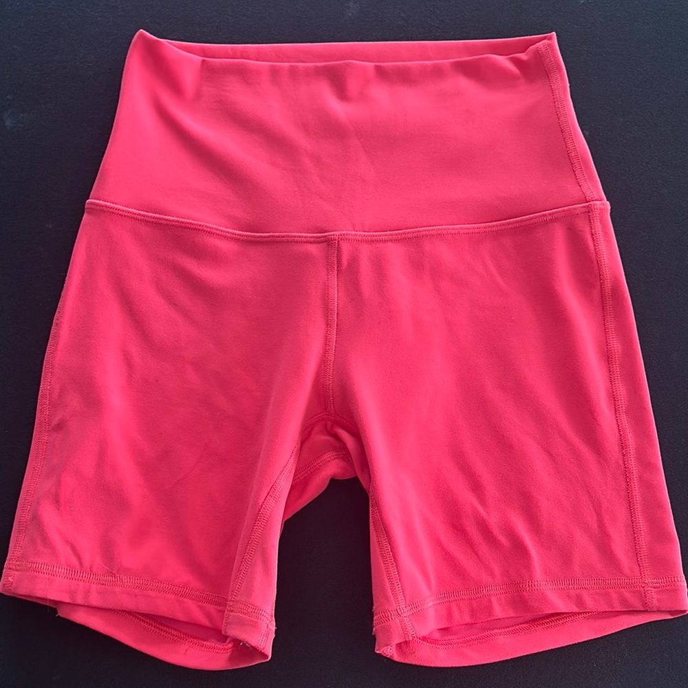 Women's Pink High-Waisted Shorts